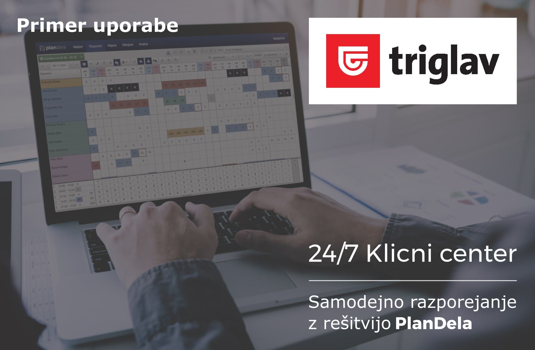 Primer uporabe: 24/7 Klicni center - Zavarovalnica Triglav